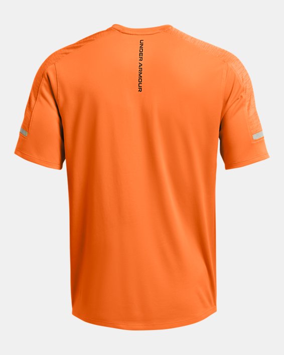 Haut à manches courtes UA Tech™ pour homme, Orange, pdpMainDesktop image number 3